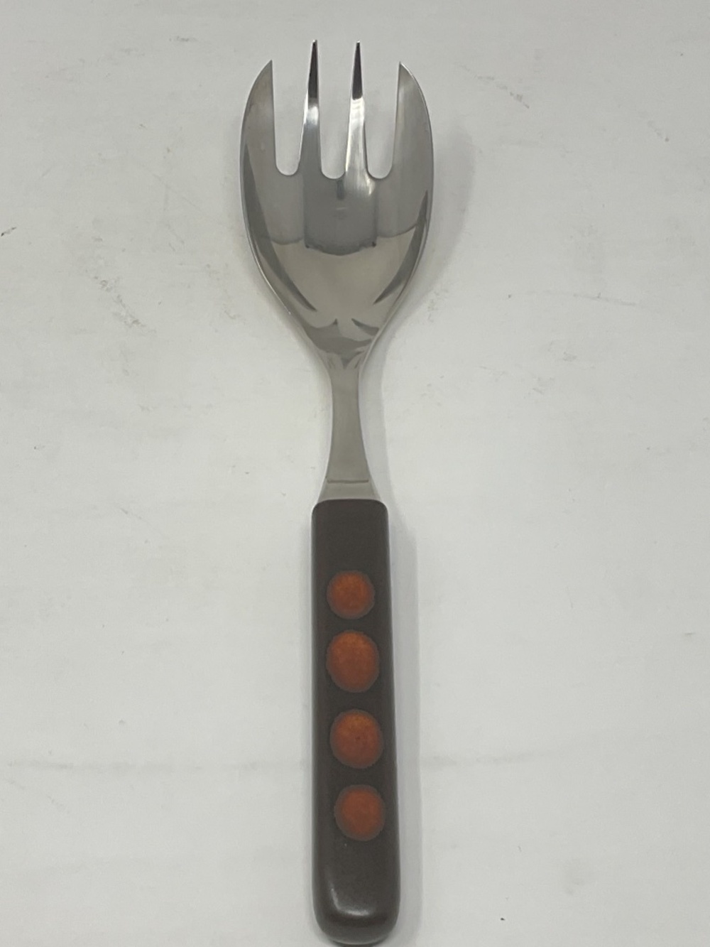 Denby Touchstone Garnet / Arabesque Stainless Steel Solid Serving Fork